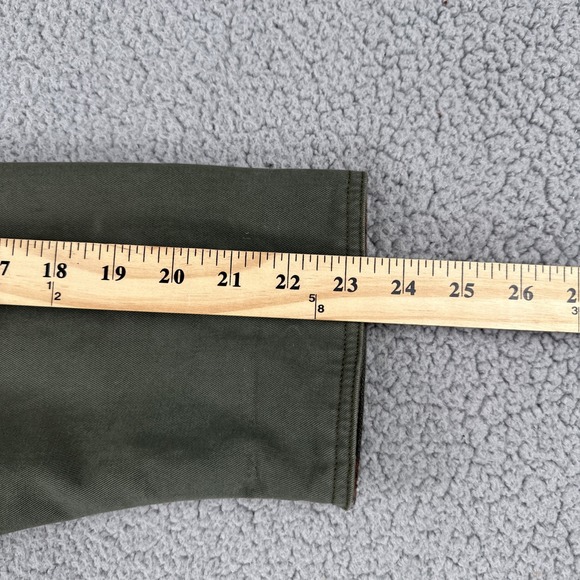 Brandon Thomas Flannel Canvas Reversible Chore Jacket Men Medium Corduroy Collar - Picture 12 of 16